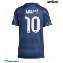 Camisa de Futebol Real Madrid Kylian Mbappe #10 Equipamento Secundário Mulheres 2025-26 Manga Curta